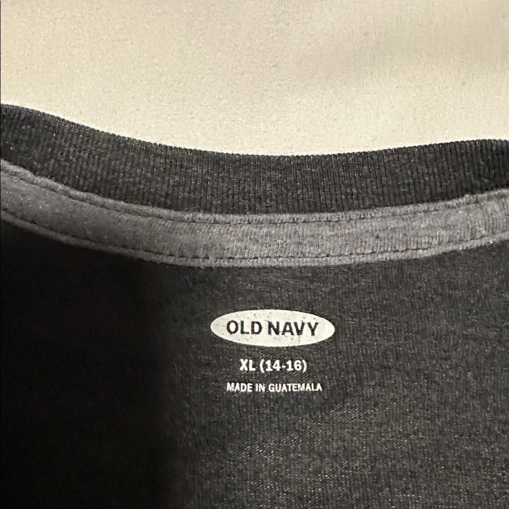 Old Navy Charcoal Bear Graphic Tee